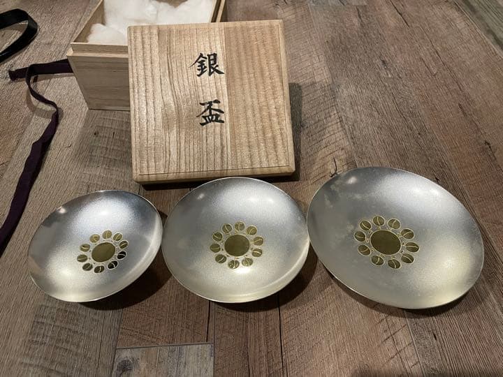 銀杯 3枚セット 純銀 381g 新品未使用 日本医師会 silver - メルカリ