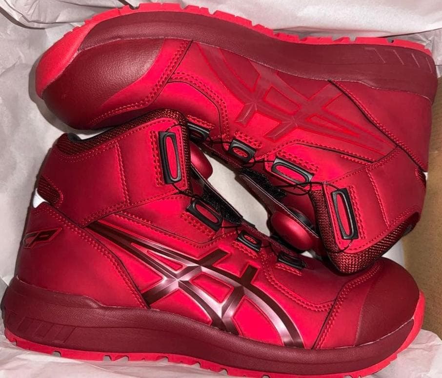 asics CP304 BOA GLEAM 3E相当 26.5cm レッド 限定
