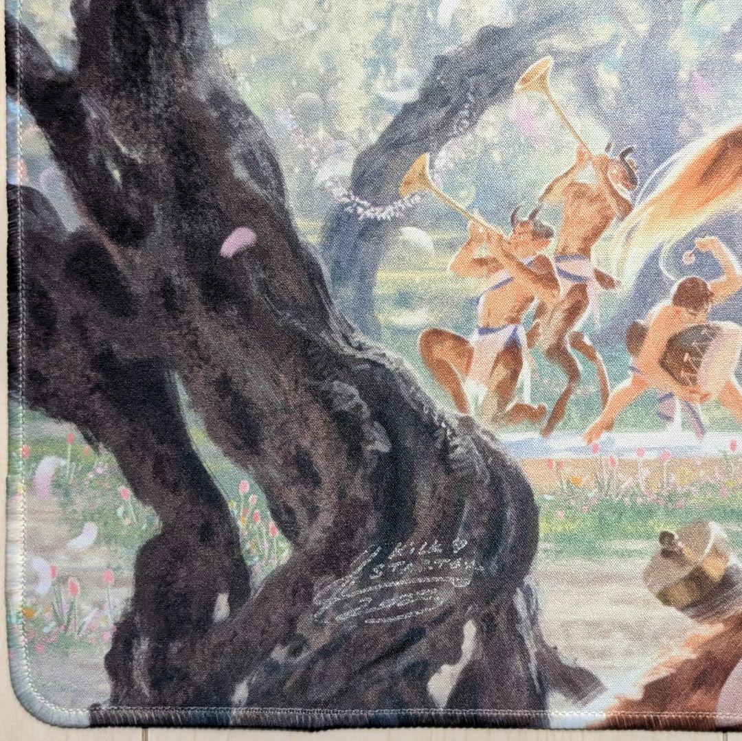 未使用】終わりなき踊りのガリア ステッチ加工 プレイマット サインド