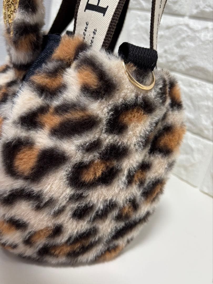 ゆ*ら様 コヤンイサムチョン ハンドメイド ファーミニバッグ ヒョウ柄