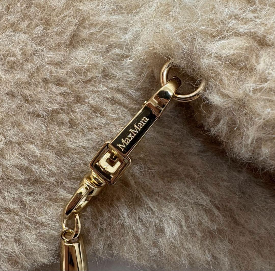 美品】Max Mara テディ ミトン カシミヤ混 ベージュ ブラウン - メルカリ