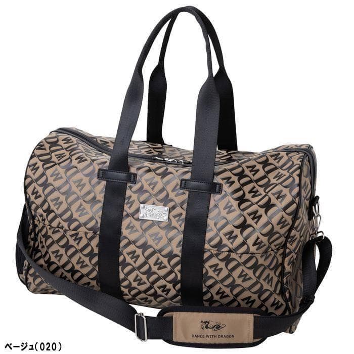 ☆新品☆ダンスウィズドラゴン☆モノグラムプリントボストンバッグ☆BE