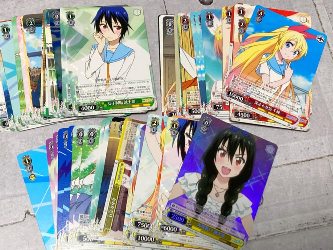 ヴァイスシュヴァルツ　ニセコイ　デッキパーツ　黄赤緑　セット ブースターパック ニセコイ ｜ ヴァイスシュヴァルツ｜Weiβ Schwarz