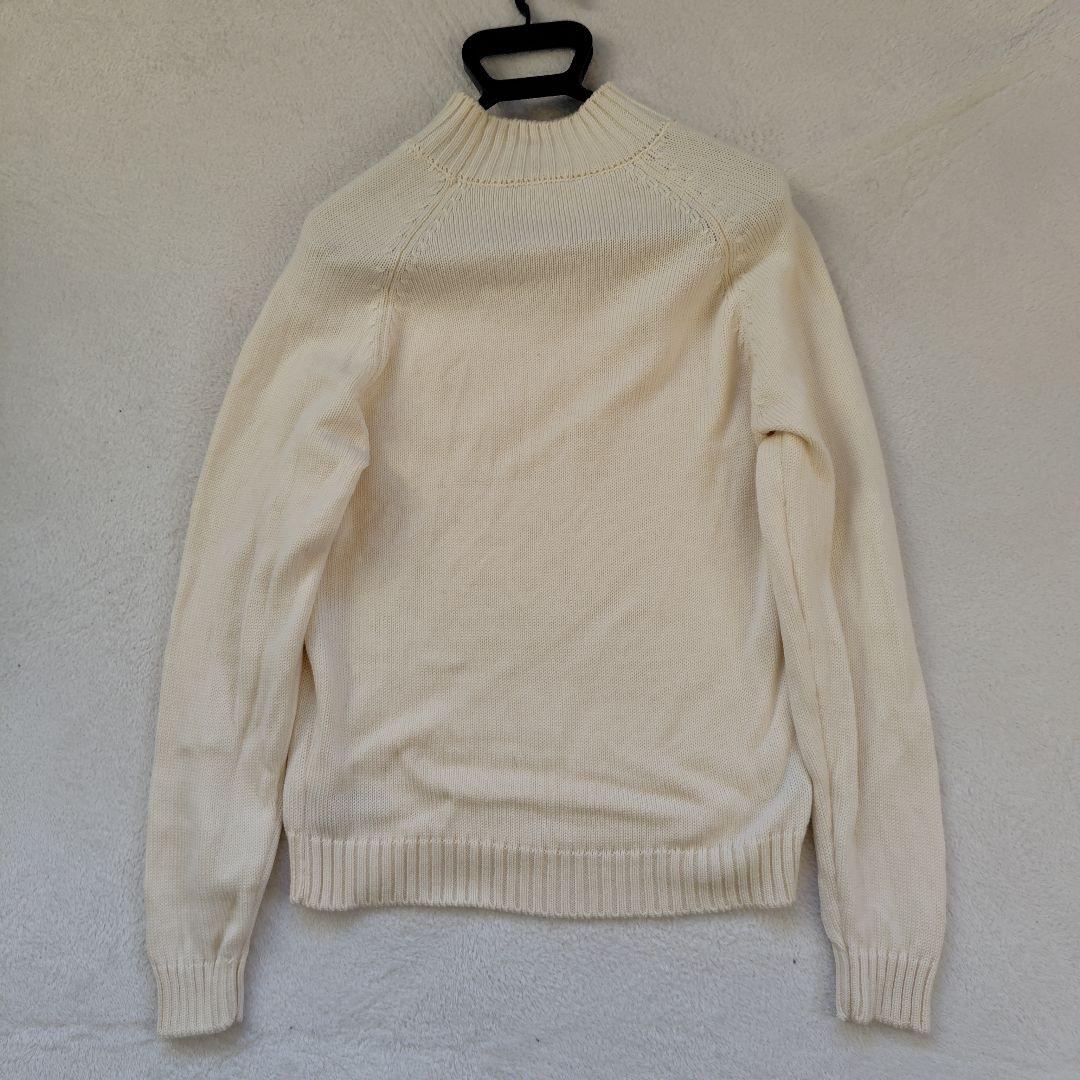 未使用に近い 現行 ZANONE ザノーネ モックネック ニット 46 肉厚