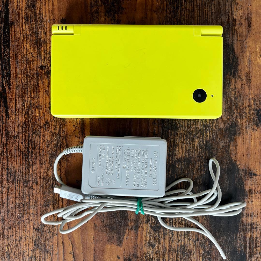 ニンテンドーDS i 本体 ライムグリーン アダプタ付き - メルカリ
