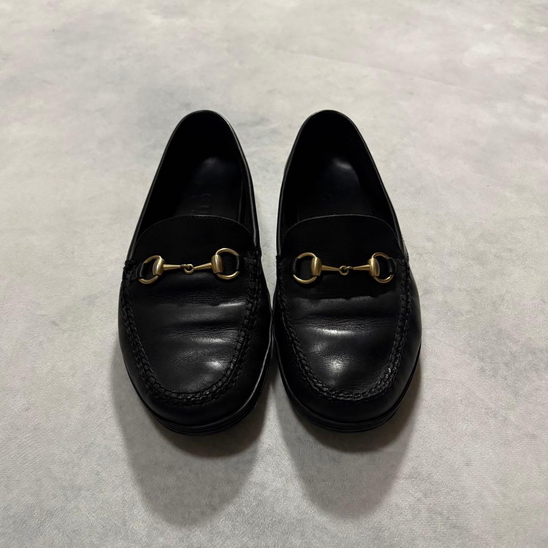 m様archive GUCCI Horsebit leather loafer - メルカリ