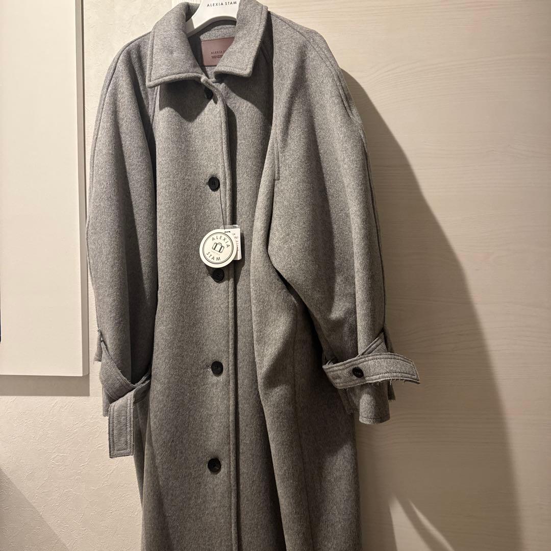 新品 ALEXIA STAM コクーンスリーブロングコート - メルカリ