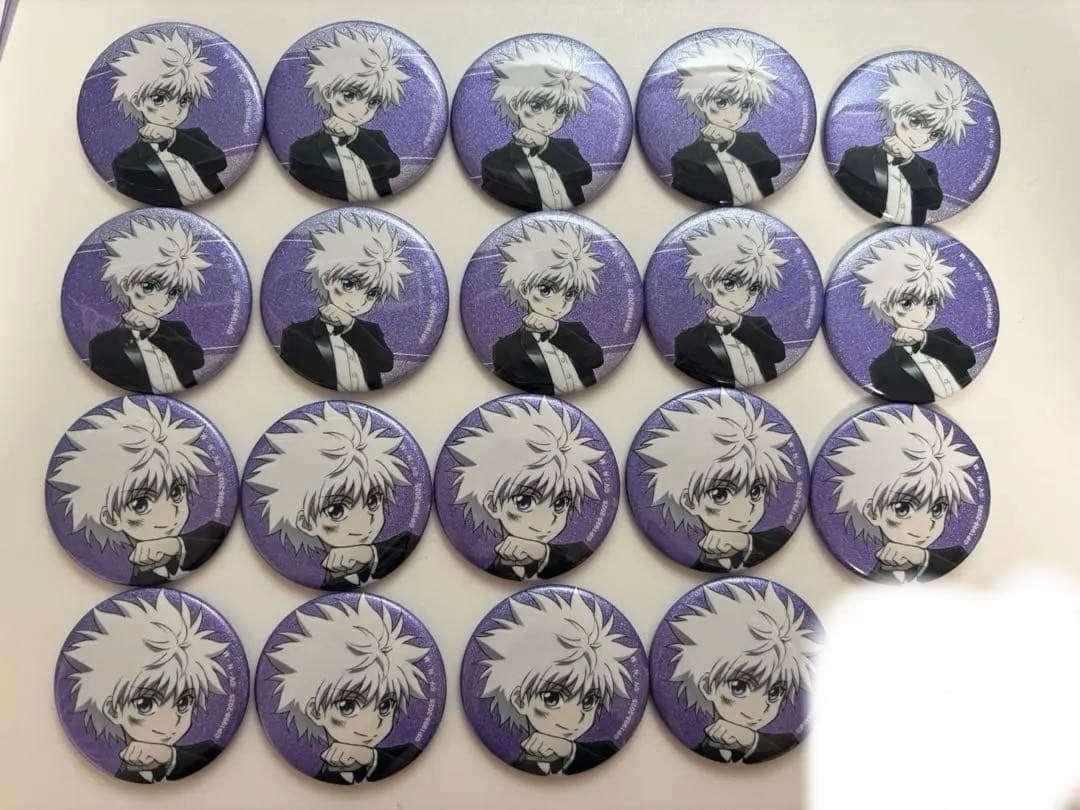 HUNTER × HUNTER アニメイトフェア 戦闘後 キルア 缶バッジ グッズ-バッチ】HUNTER×HUNTER 描き下ろし キルア スーツ(戦闘後)ver