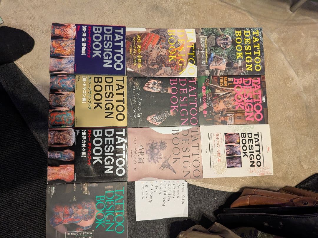 TATTOO DESIGN BOOK 廃盤全冊セット Japanese Tattoos: History * Culture * Design: Ashcraft, Brian