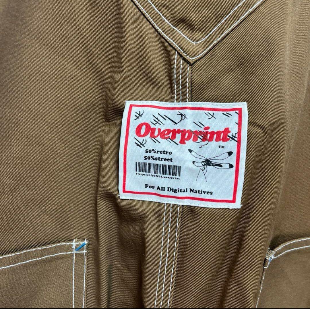 over print × UNIVERSAL OVERALL コラボ - メルカリ