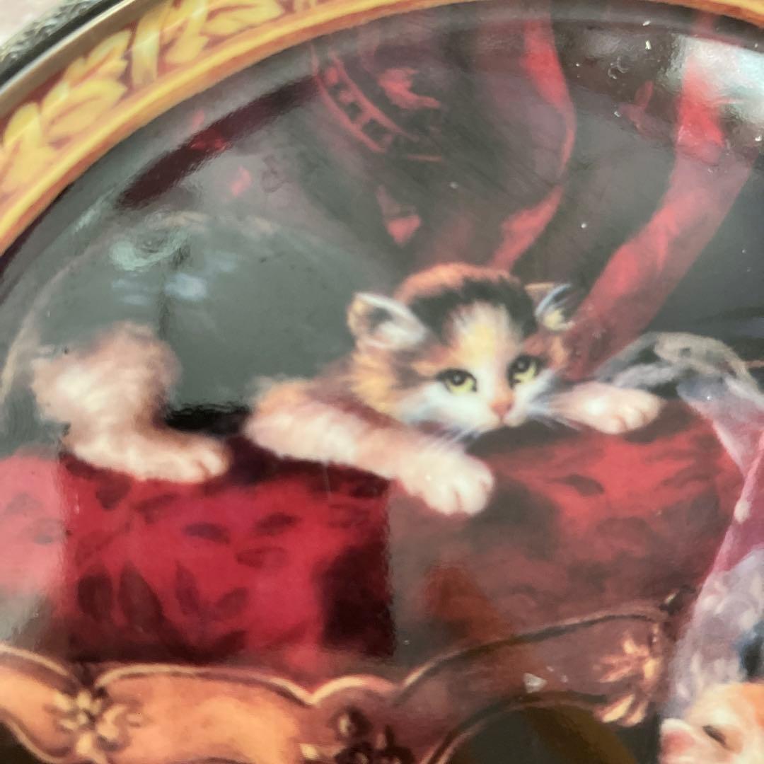希少 猫マイセン 猫 壁掛け 飾り絵 プレート - メルカリ