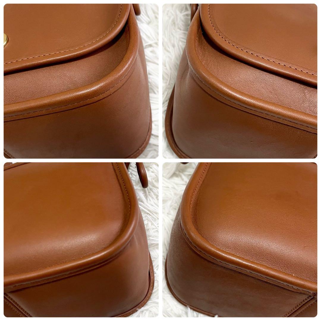 極美品✨オールドコーチ ショルダーバッグ ターンロック レザー