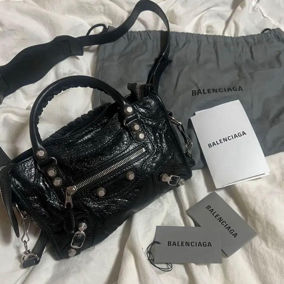 BALENCIAGA バレンシアガ ミニ シティ ショルダーバッグ ジャイアント