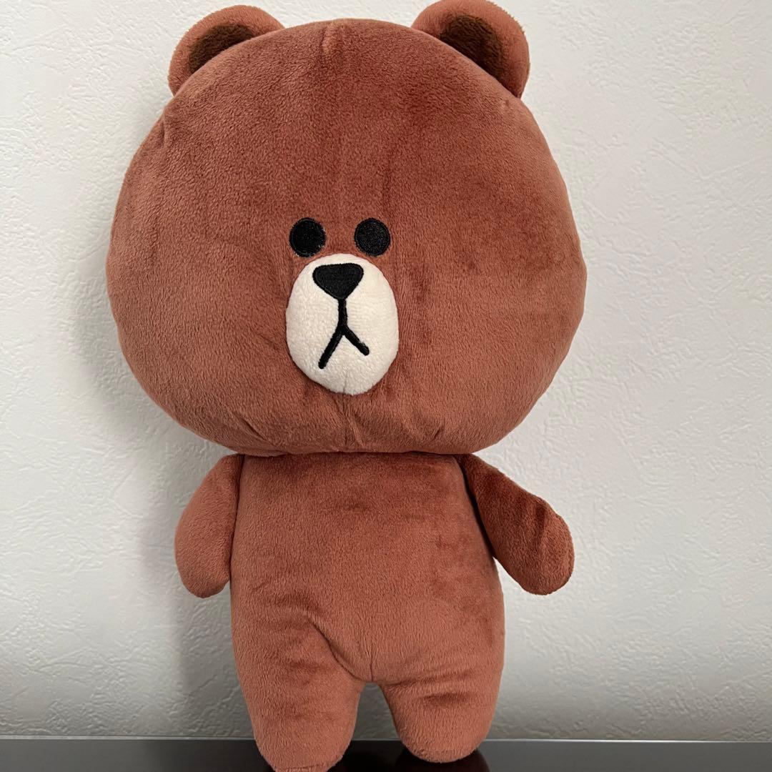 セイコーマート 数量限定 LINEフレンズ ブラウン ぬいぐるみ - メルカリ