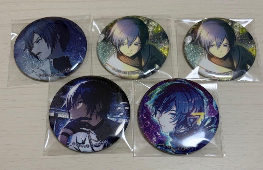 プロセカ グリッター缶バッジ グリ缶 KAITO 5点セット - メルカリ