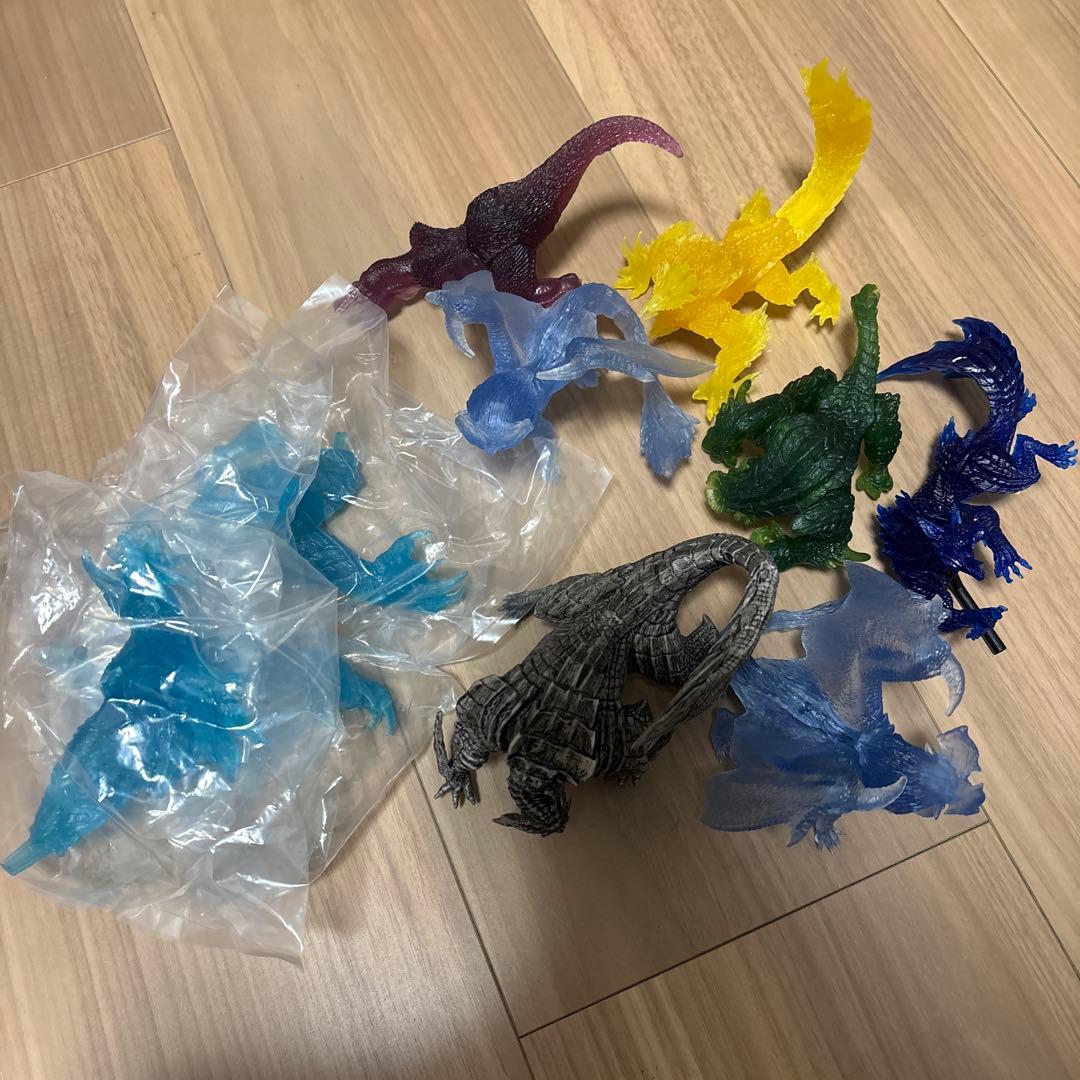 モンスターハンター 8体まとめ売り フィギュア ボーナスパーツ クリア