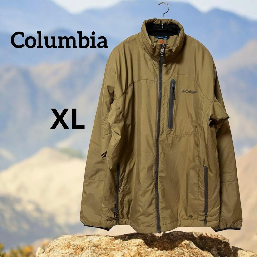 Columbia コロンビア オムニシールド ジャケット 裏アルミ XL 茶色