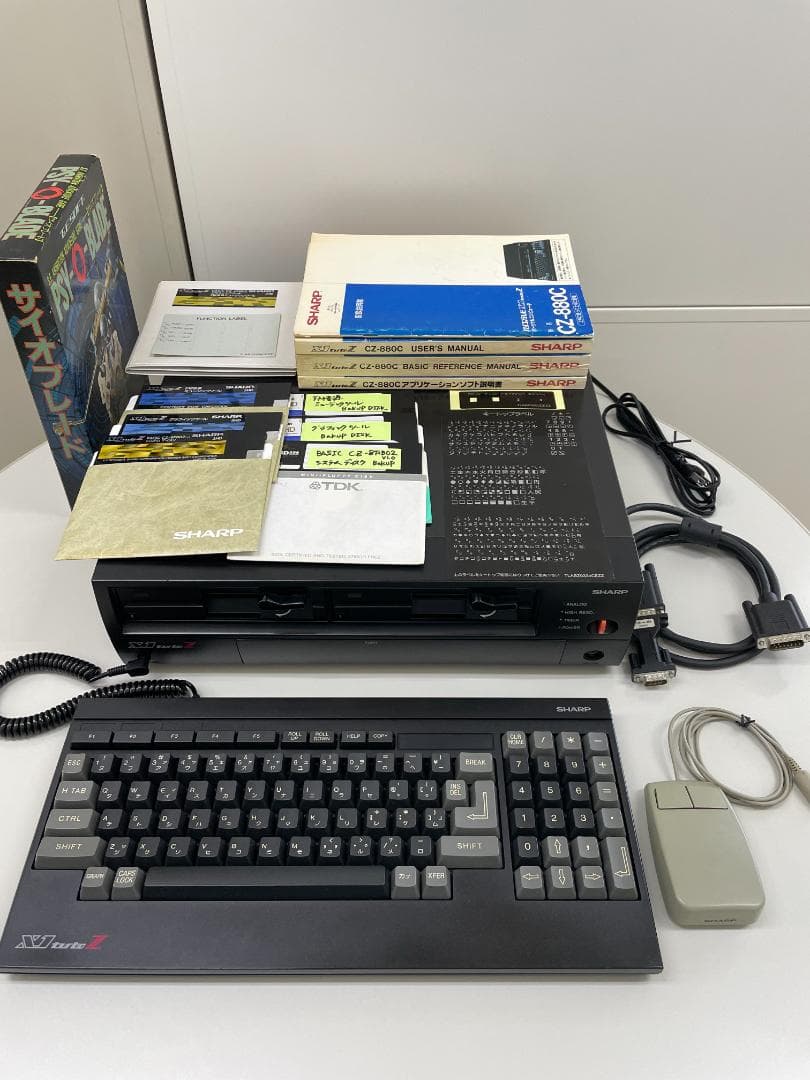 シャープ パソコン X1 turbo Z ( CZ-880C ) 本体、付属品 - メルカリ