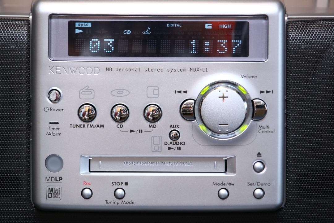 KENWOOD MDX-L1 CD/MD/TUNER コンポ ラジカセ 極美品