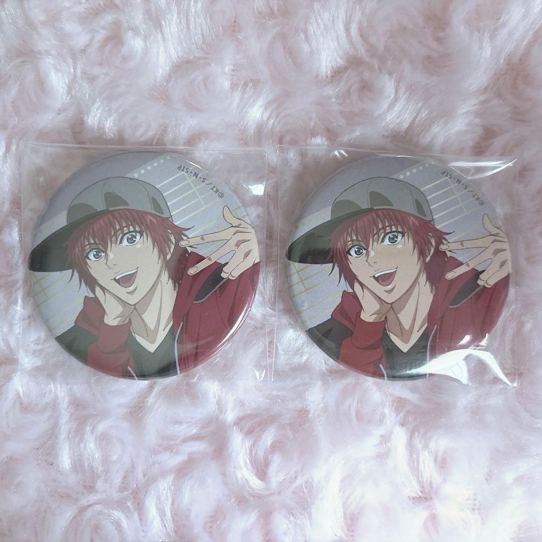 新テニスの王子様 テニプリ 音楽 丸井ブン太 缶バッジ 2個セット