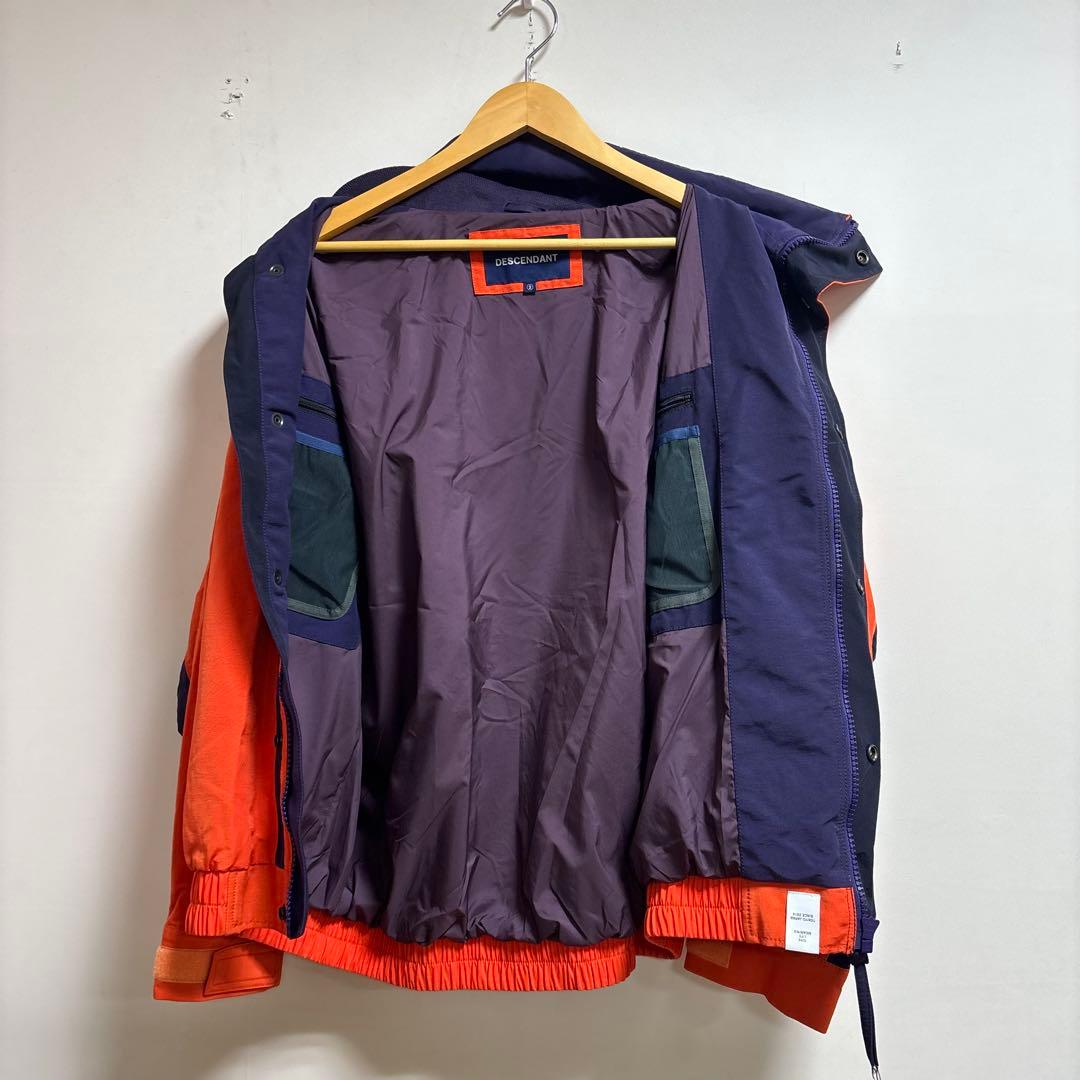 美品 DESCENDANT ナイロンジャケット オレンジ 秋冬コーデ - メルカリ