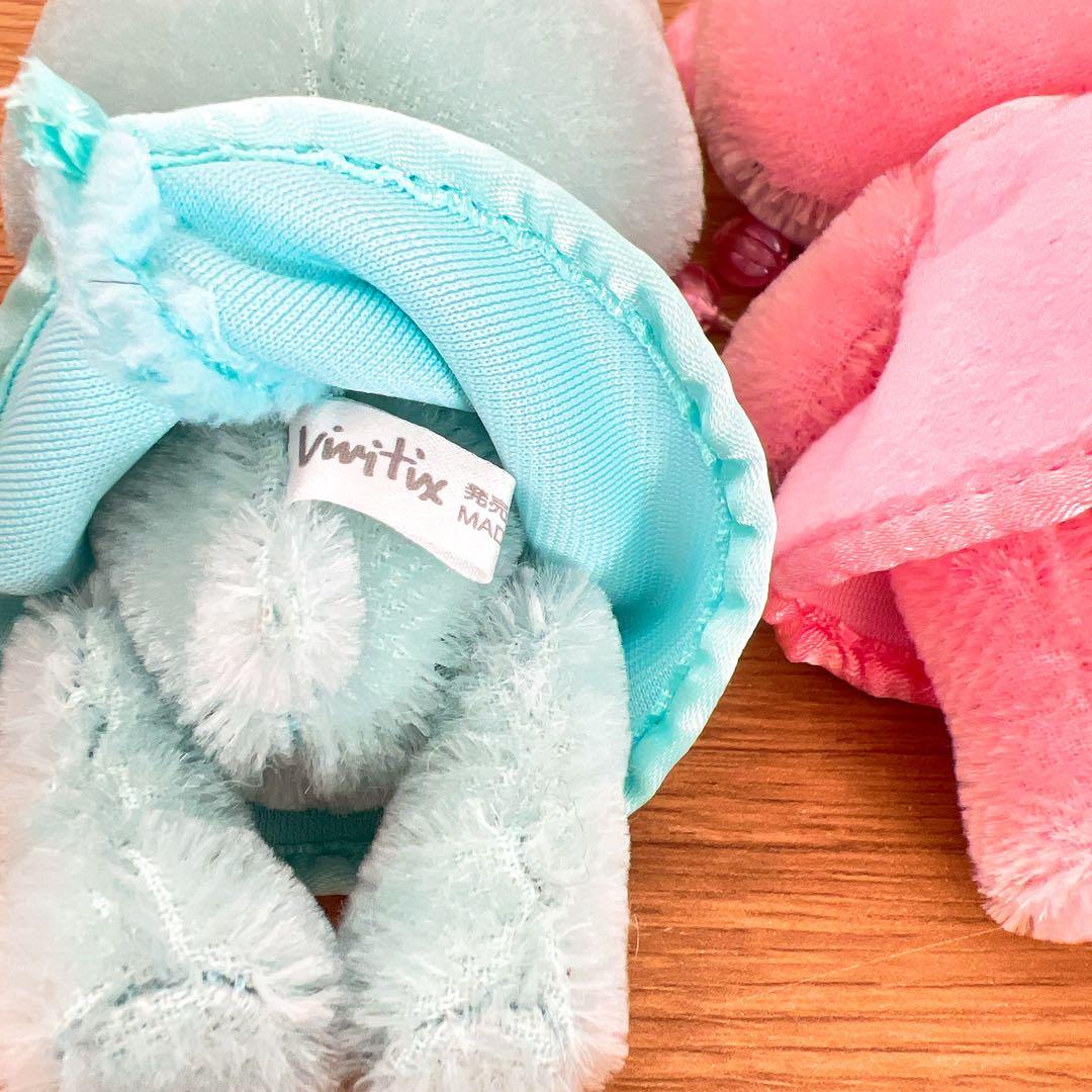 Sanrio ハローキティ vivitix モヘアドール ピンク ブルー