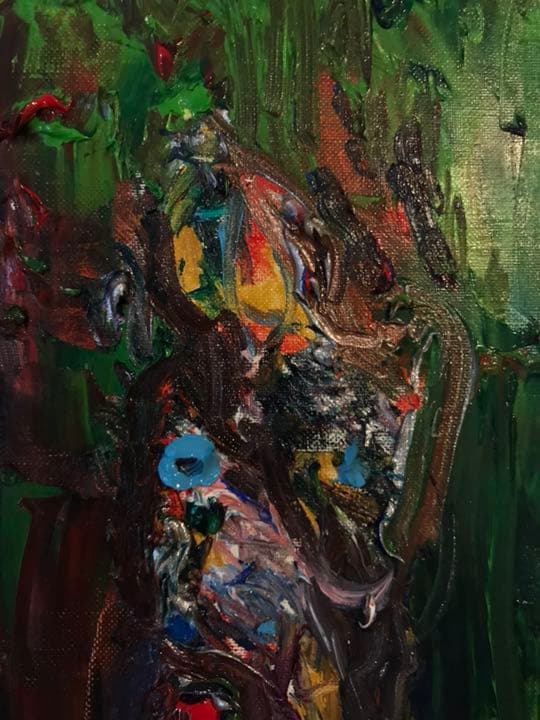 shame  恥（油彩画）