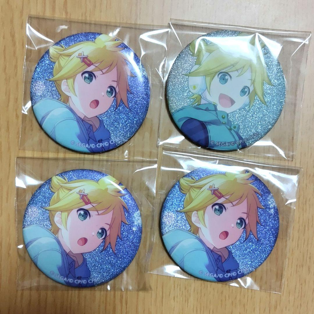 プロセカ 鏡音レン グリッター缶バッジ 16c 9c - メルカリ