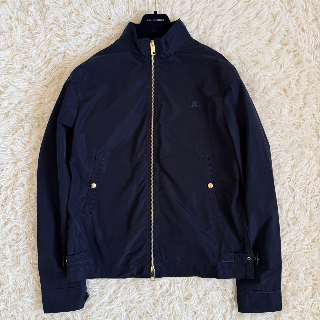 極美品 現行 L相当 バーバリー ブルゾン メガチェック ホースロゴ