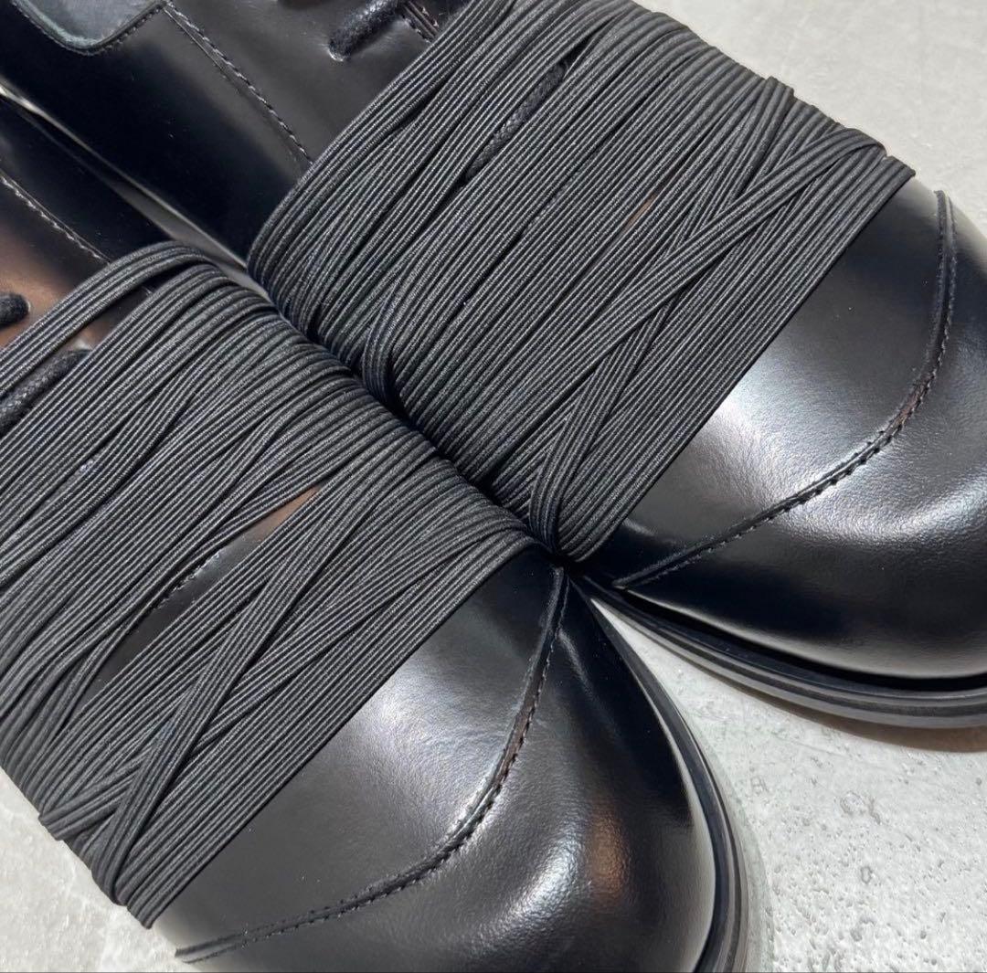 STEFAN COOKE】BLACK ELASTIC BIKER 43 - メルカリ