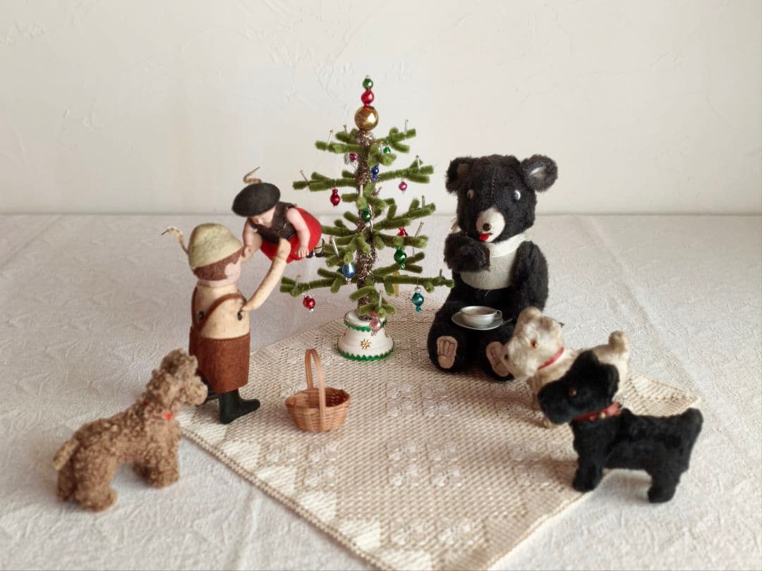 ꒰•̫͡•ོ꒱Chouさま】antique toy ❀ ミルクが好きなクマ