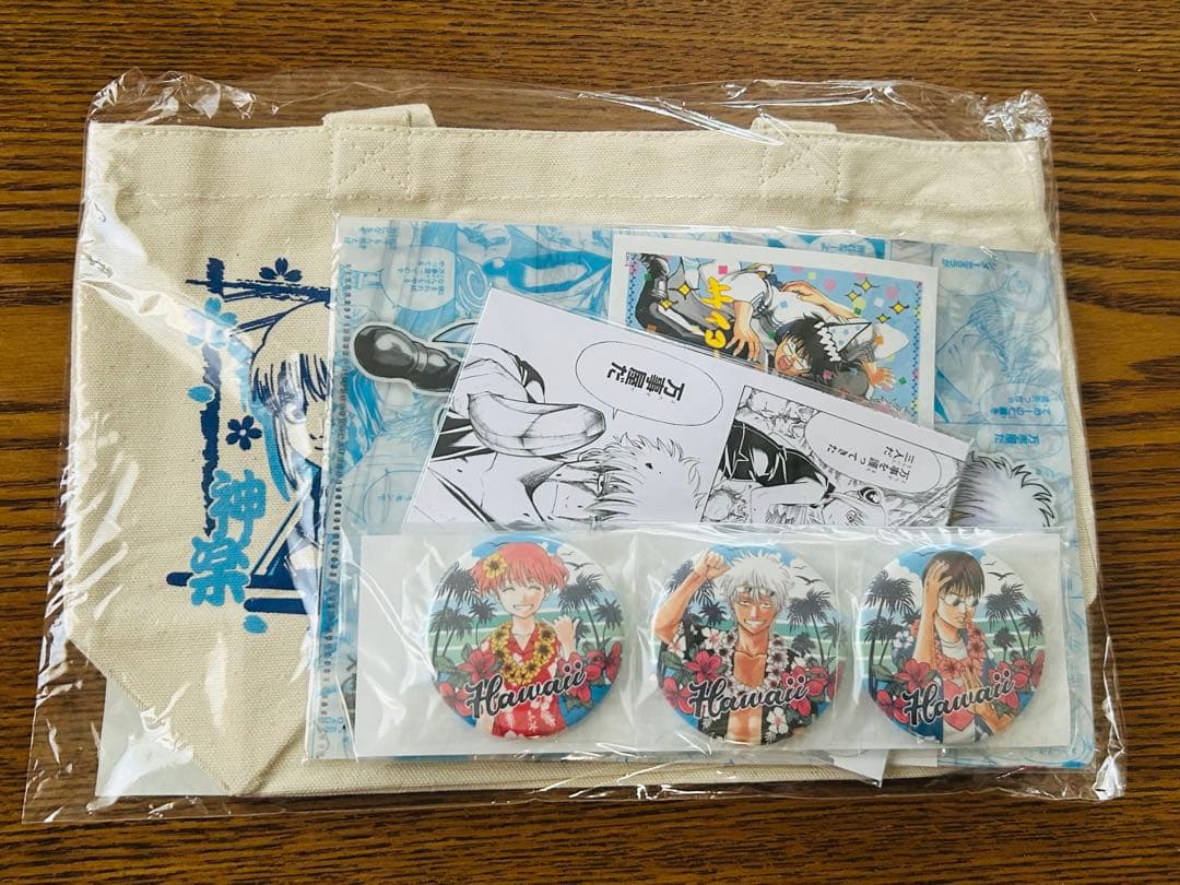 未開封 銀魂 缶バッジ 万事屋Ver. スペシャルセット 大銀魂展