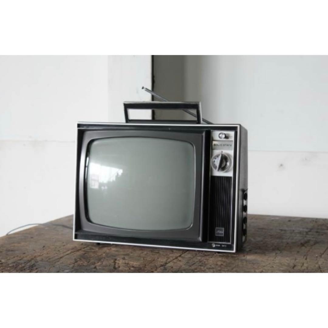 希少】昭和レトロ 東芝 テレビ アンティーク オブジェ ヴィンテージ