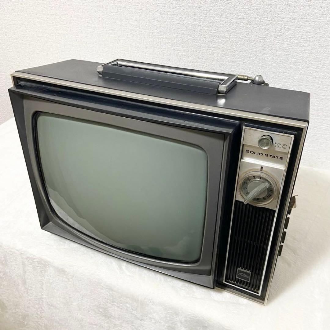 希少】昭和レトロ 東芝 テレビ アンティーク オブジェ ヴィンテージ