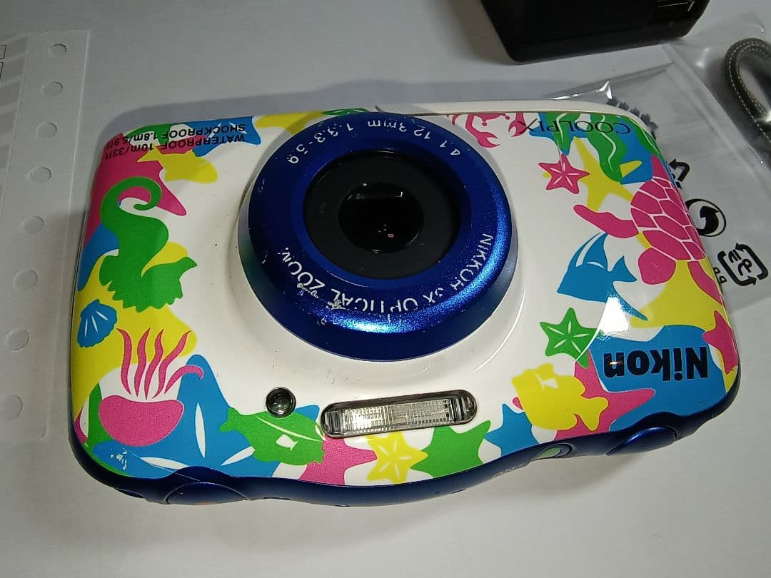 中古品傷有コンパクトデジタルカメラNikon W100 最高