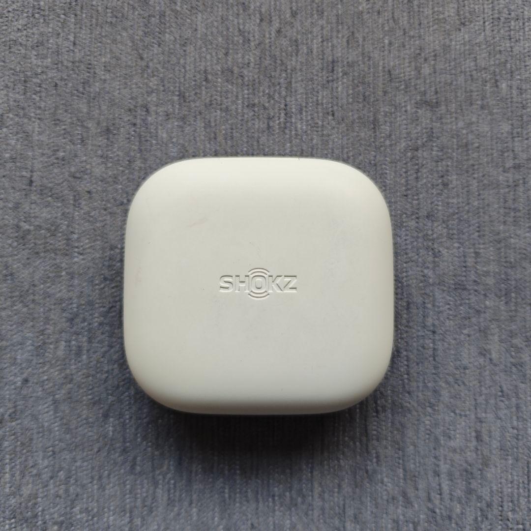 最終値下げ】Shokz OpenFit Air 充電ケース ホワイト - メルカリ