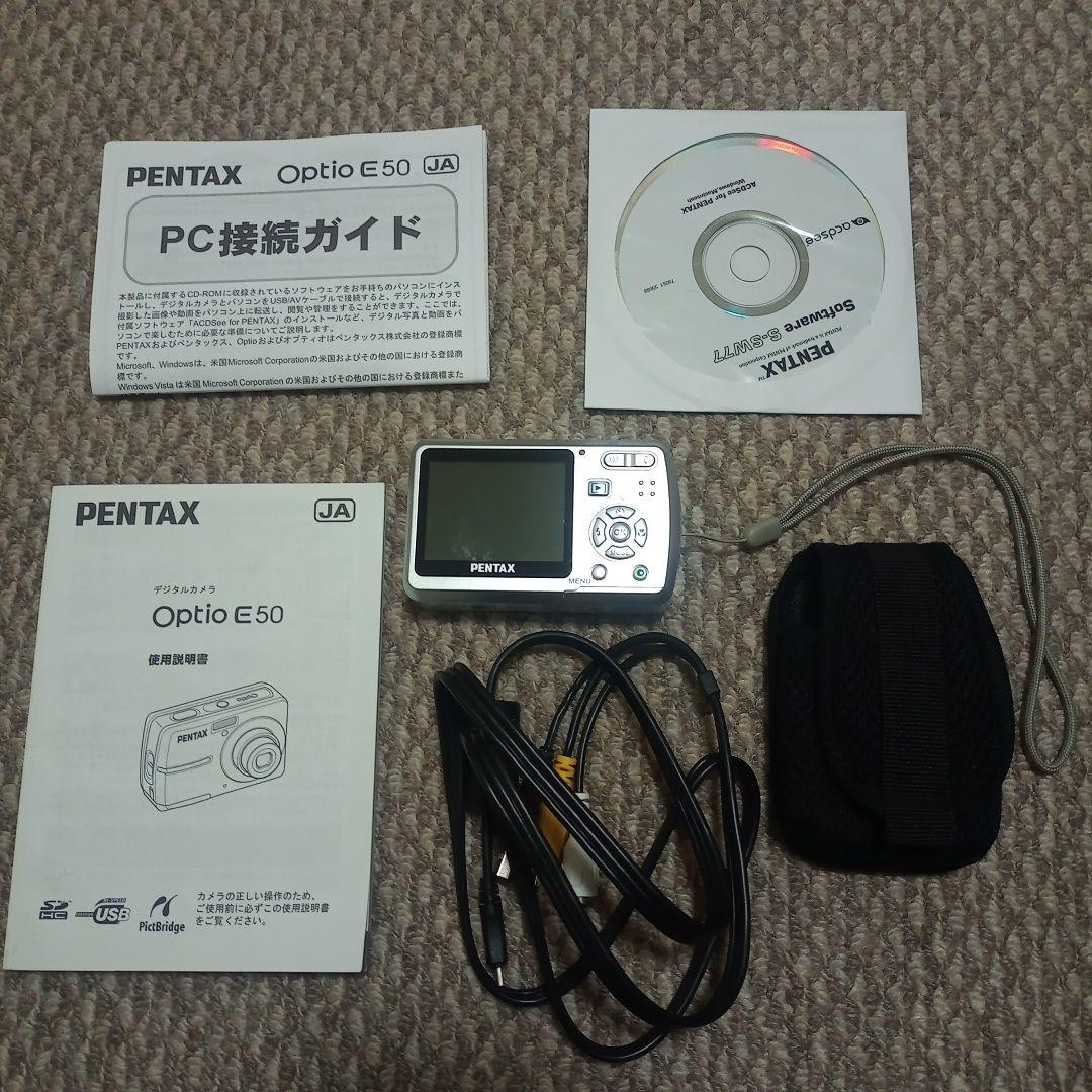 PENTAX Optio E50 8.1メガピクセル PENTAX Optio E50 8.1メガピクセル コンパクトデジタルカメラ - メルカリ