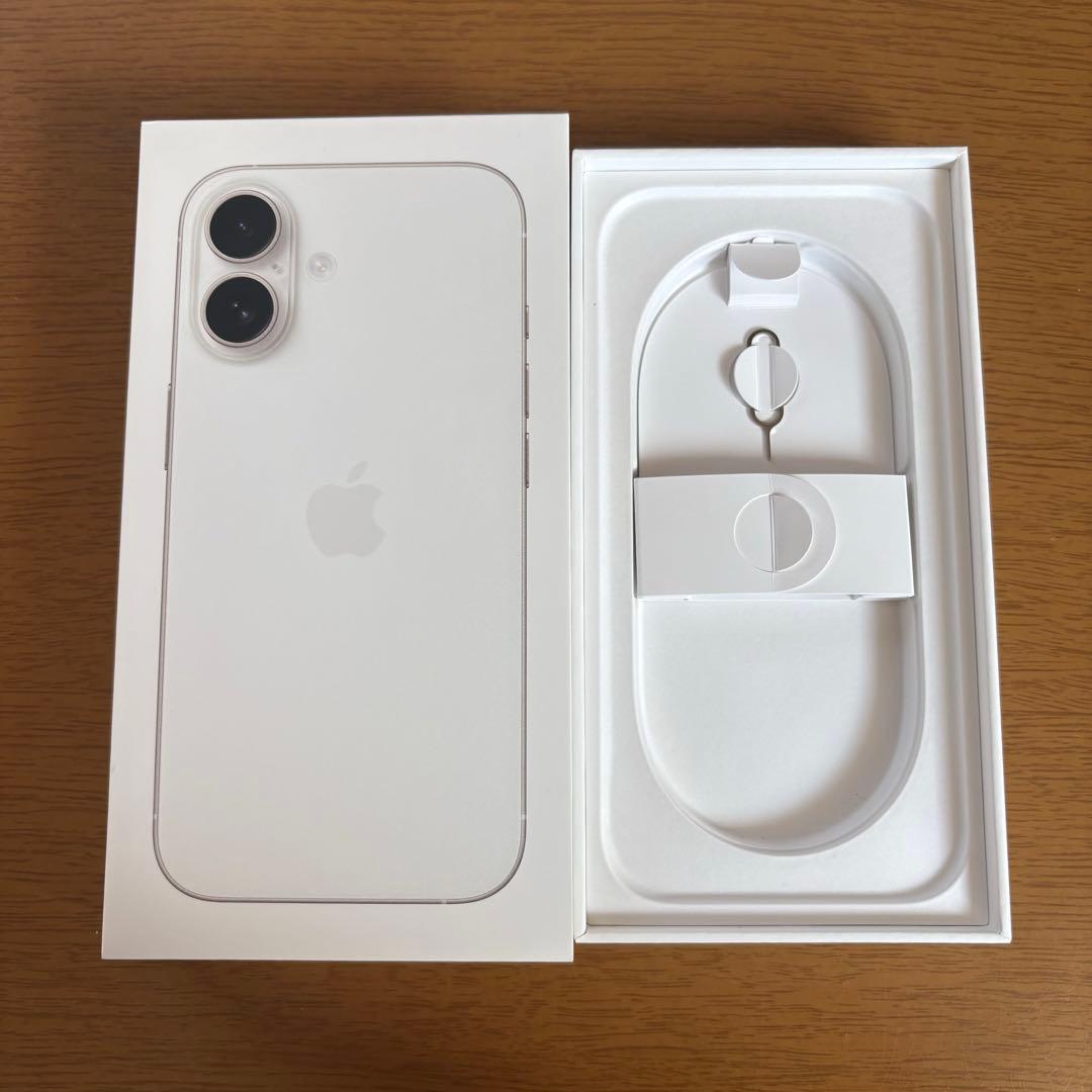 売り切り iPhone16 128G ホワイト 美品 美品 iPhone16 ホワイト128GB