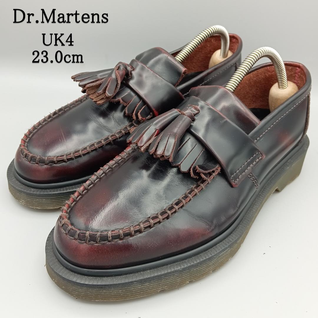 ドクターマーチン エイドリアン チェリーレッド タッセルローファー