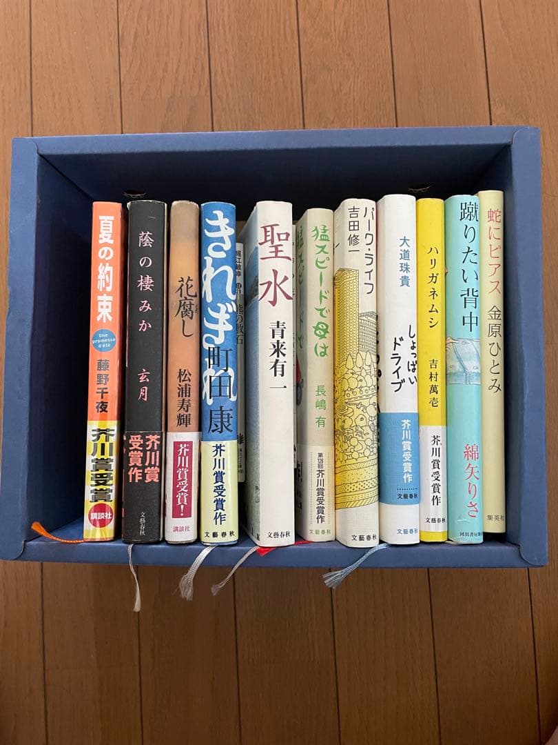芥川賞受賞作集セット　122回から130回 芥川賞受賞作集セット 122回から130回 芥川賞受賞作集セット 122回から