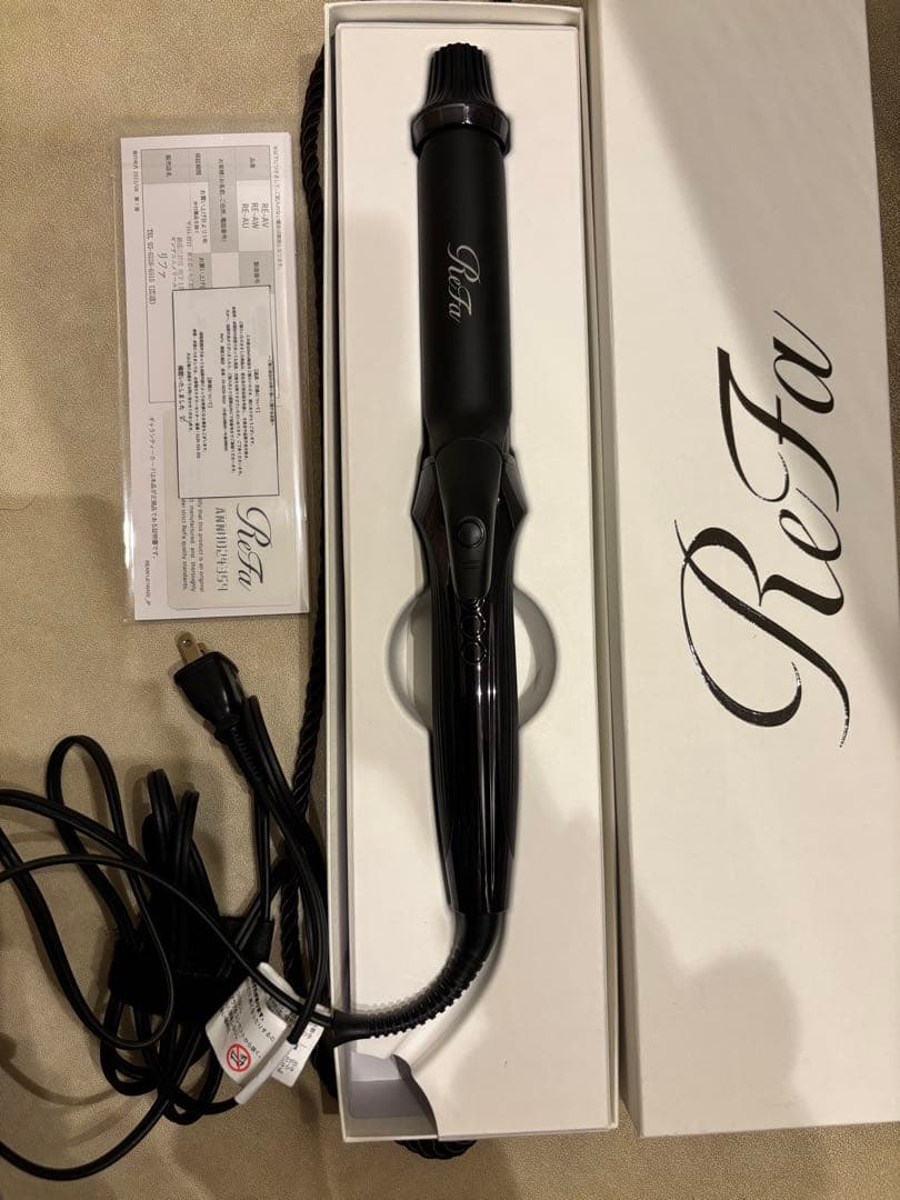 ReFa カールヘアアイロン ブラック　32ミリ 国内正規品】リファ カールアイロン プロ 32mm ブラック Φ32 RE-AW-03A