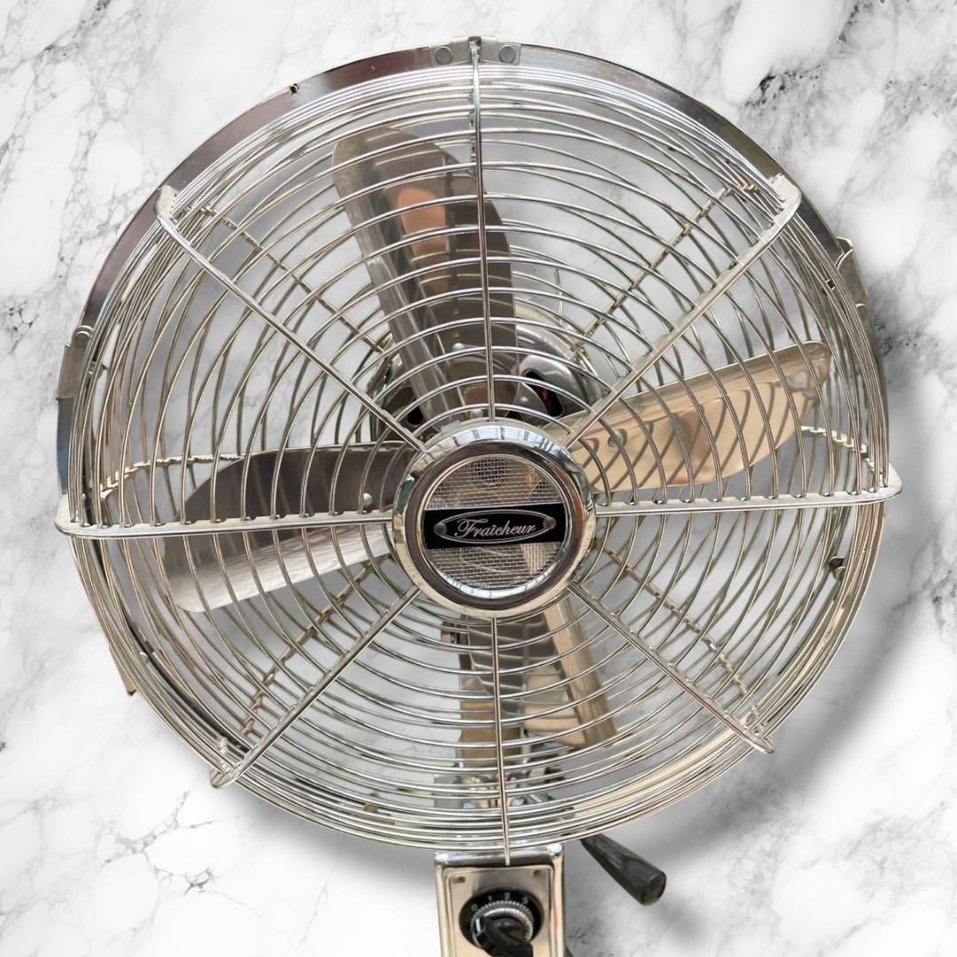 動作確認済み】FR-1979 レトロ調 スタンド扇風機 インターフォルム製