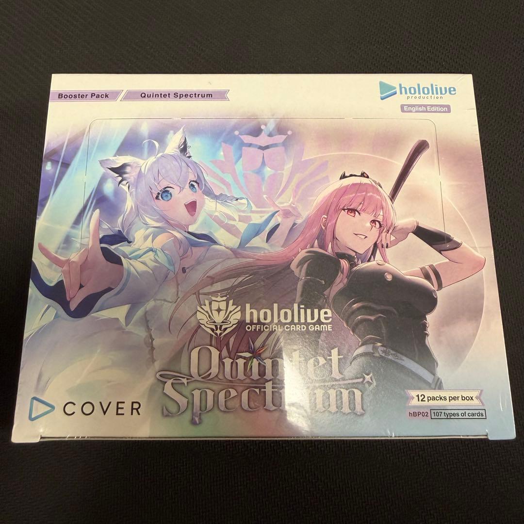 英語版 クインテットスペクトラム ホロライブカード ホロカ 未開封