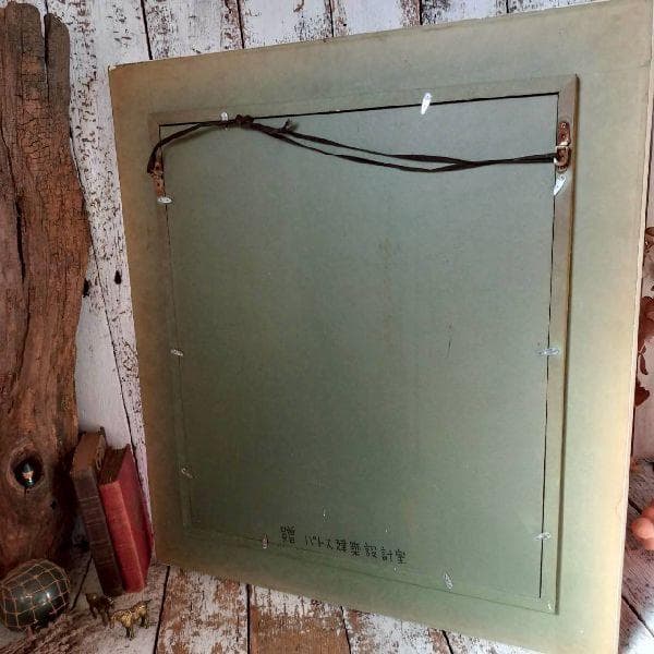 岡田とみ 花の器 肉筆 油彩画 直筆サイン入り F10号 大型 額装 静物画