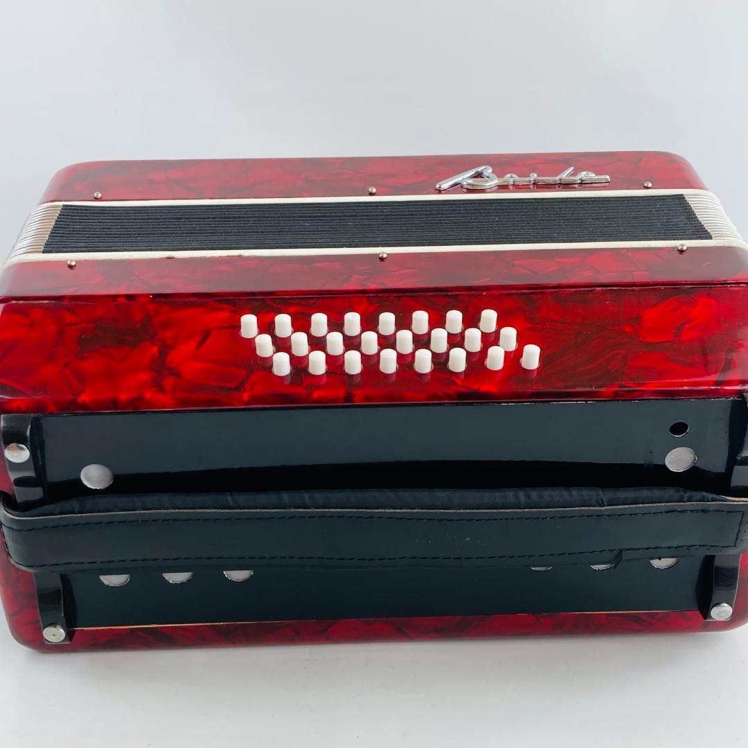 美品 BAILE アコーディオン M2019 30鍵 24ベース 赤 ケース付 - メルカリ