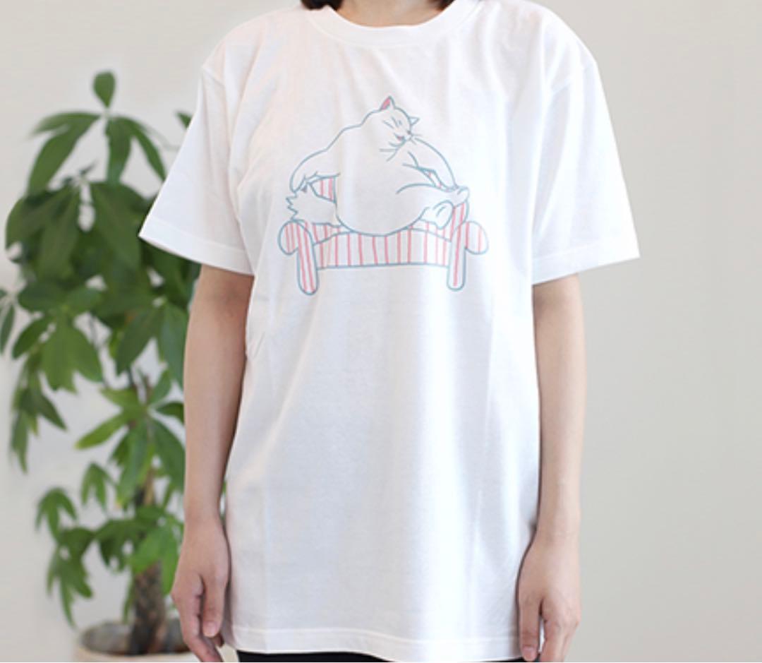 Tシャツ ムタ ホワイト 猫の恩返し ジブリパークとジブリ展 宮崎駿