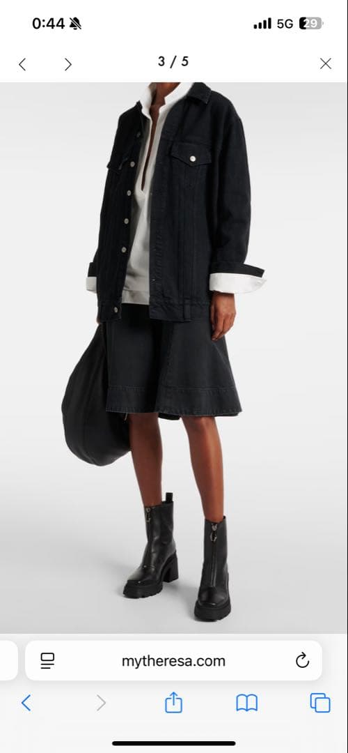 jimmy choo黒ブーツ2025年秋冬現行品