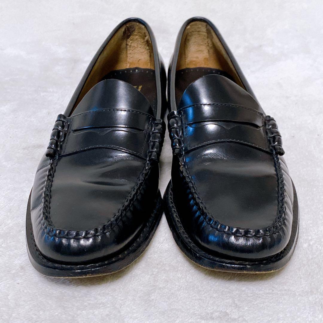 美品　G.H.BASS　ローファー　ラーソン　ブラック　黒　27.5cm