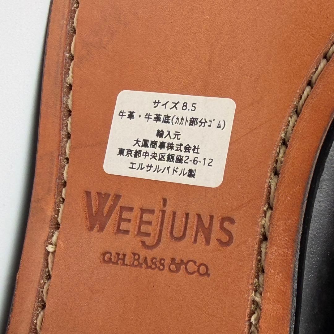 【極美品】G.H.Bass Weejuns　タッセルローファー　LARKIN　黒