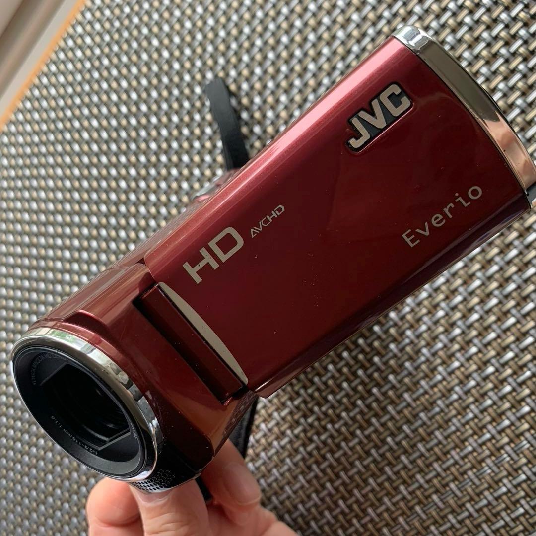 JVC Everio HD ビデオカメラ GZ-HM460-R ハンディカム